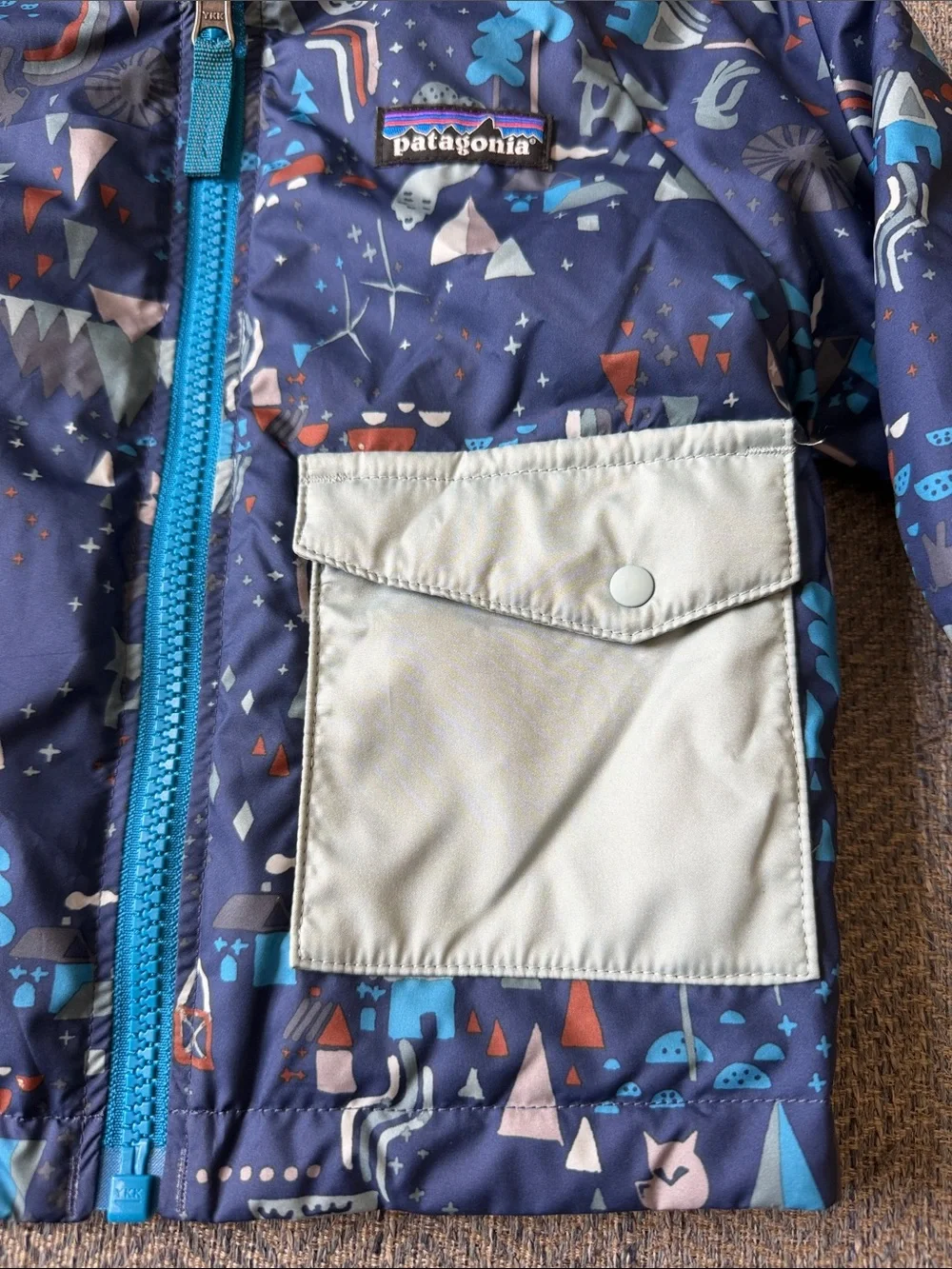 Patagonia Puff-Ball Reversible Jacket - Baby Boy Size: 6-12M